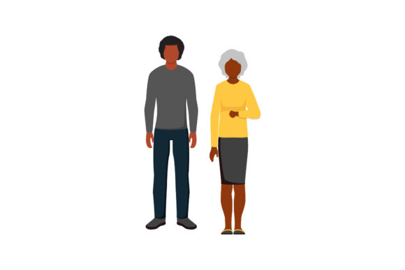2 Member of Family Illustrations: A Versatile Graphic Design Freebie