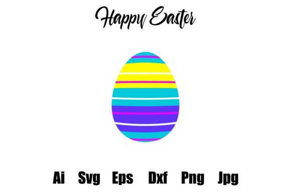 Easter Egg Blue Art Illustration: A Versatile Graphic Design Freebie for Local Businesses