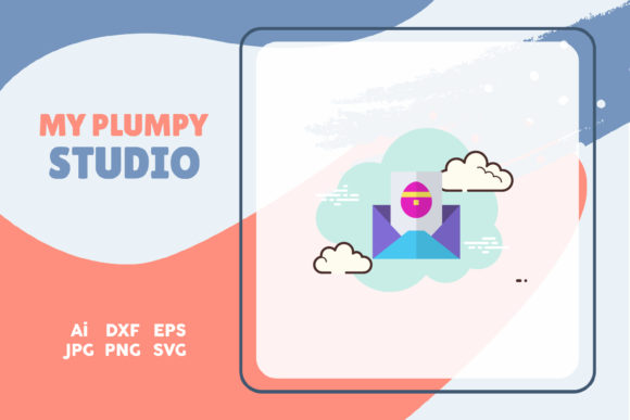 Easter Icon Egg Card Mail Cloud White – A Versatile Graphic Design Freebie for Spring Projects