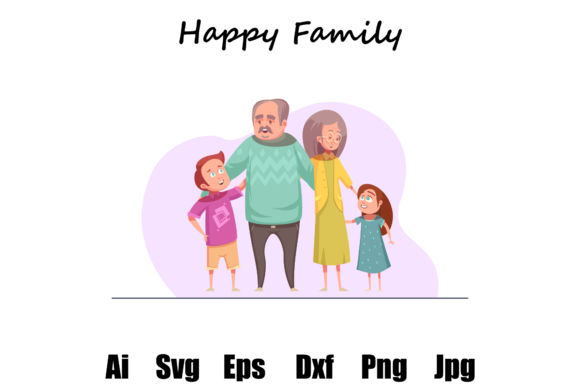 Family Flat Art Illustration: A Versatile Freebie for Creative Projects