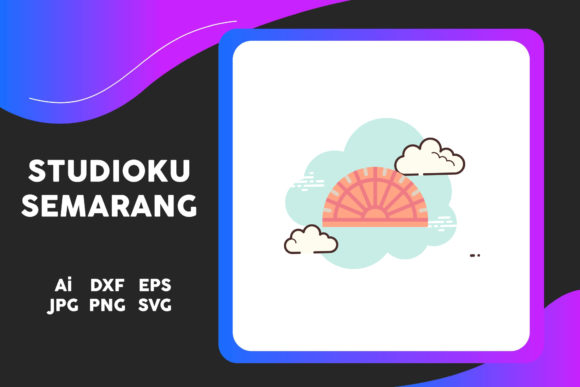 School Icon Protractor Cloud White Sky – A Versatile Graphic Design Freebie for Crafters